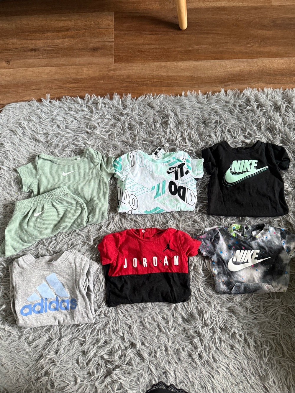 ‘Baby Boy Nike Jordan Adidas Summer Romper Bundle | 6M & 9M’ ☀️